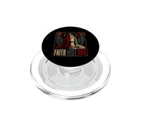 La fede sorgerà Christian Angel Warrior Cross PopSockets PopGrip per MagSafe