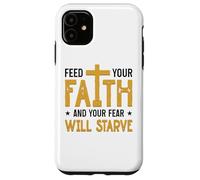 La fede sulla paura Cammina nella fede non nella paura DIO ci benedica Custodia per iPhone 11