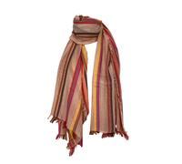 LA FEE MARABOUTEE sciarpa donna fantasia righe multicolor VOLE MADE IN INDIA