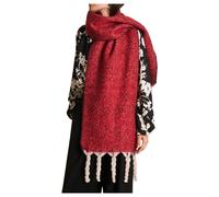 La Fée Maraboutée Sciarpa Pesante Mèlange Bicolore Reversibile con Frange EROS