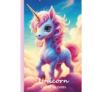 La fée Morgane - Carnet de notes Unicorn pour enfants - Thème licornes: Format 15,24 X 22,86 cm - 120 pages lignées + pense-bête