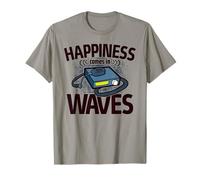 La Felicità Arriva A Ondate Operatore Radioamatoriale Maglietta