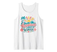 La Felicità Arriva a Onde Ocean Beach Lover Design Canotta