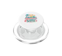 La felicità arriva a onde Ocean Beach Lover Design PopSockets PopGrip per MagSafe