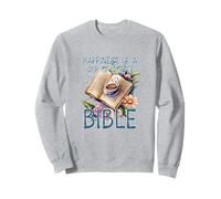 La Felicità è Bibbia e caffè Scrittura Cristiana Felpa