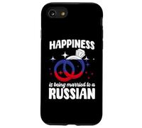 La felicità è essere sposati con un coniuge russo Russia Custodia per iPhone SE (2020) / 7 / 8