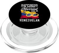 La felicità è essere sposati con un venezuelano PopSockets PopGrip per MagSafe