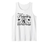 La Felicità è Fatta in casa Cucina Famiglia Citazione Canotta