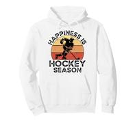 La Felicità è la Stagione dell'hockey Felpa con Cappuccio
