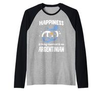 La felicità è sposata con un marito argentino Maglia con Maniche Raglan