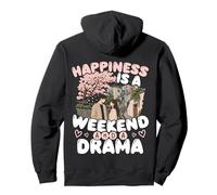 La Felicità è Un fine Settimana e Un Dramma drammatico K Felpa con Cappuccio