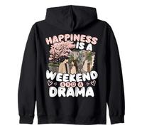 La Felicità è Un fine Settimana e Un Dramma drammatico K Felpa con Cappuccio
