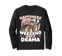 La Felicità è Un fine Settimana e Un Dramma drammatico K Maglia a Manica