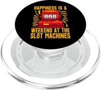 La felicità è un Weekend alle Slot machines PopSockets PopGrip per MagSafe