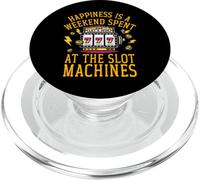 La felicità è un Weekend trascorso alle slot machine PopSockets PopGrip per MagSafe