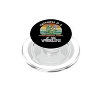 La felicità è una manciata di Wigglers rossi Kompost PopSockets PopGrip per MagSafe