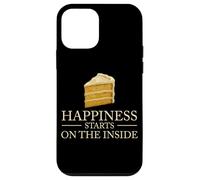 La felicità inizia dentro la torta Pensiero positivo Inspiring Custodia per iPhone 12 mini