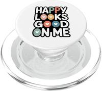 La felicità mi sta bene PopSockets PopGrip per MagSafe