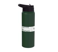 La felicità non è automatica a 6 velocità con cambio manuale Stainless Steel Insulated Water Bottle