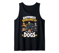 La Felicita Sponsorizzata dai Cani - Design Amante degli Canotta