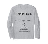 La felicità sta fingendo di essere una sirena Maglia a Manica