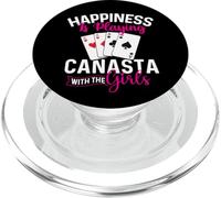 La felicità sta giocando a Canasta con le ragazze - Canasta Player PopSockets PopGrip per MagSafe