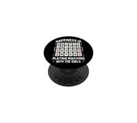 La felicità sta giocando a Mahjong con le ragazze PopSockets PopGrip Adesivo