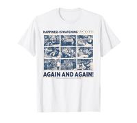 La Felicità Sta Guardando Ancora e Ancora Amici Maglietta