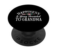 La felicità viene promossa alla nonna nuova nonna PopSockets PopGrip Adesivo