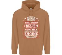 La Felpa Divertente Da Biker Con Il Vento Nei Capelli Uomo