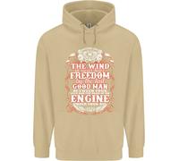 La Felpa Divertente Da Biker Con Il Vento Nei Capelli Uomo