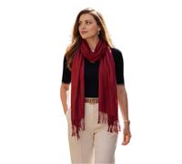LA FERANI Sciarpa estiva da donna, 100% cashmere, sottile, 200 x 70 cm, leggermente trasparente, bianco, nero, fazzoletto pashmina, per estate, primavera, casual, business, stile, regalo per voi