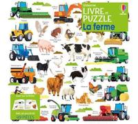 La ferme: Livre sur la ferme avec un puzzle de 49 pièces