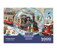 La ferrovia transiberiana bloccata Puzzle in Legno Impermeabile DIY Puzzles Da 1000 Pezzi Regali Per Adulti Sfidanti E Rompicapo Giochi Di Impegnativi