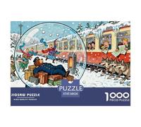 La ferrovia transiberiana bloccata Puzzle in Legno Impermeabile DIY Puzzles Da 1000 Pezzi Regali Per Adulti Sfidanti E Rompicapo Giochi Educativi
