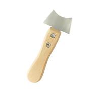 La fessura per chitarra pulisce il foro del dado della maniglia di legno con il lato del righello per la taglierina della scanalatura dei tasti dello strumento musicale