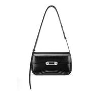 LA FESTIN Borsa a tracolla da donna in pelle rovesciata, borsa a tracolla alla moda, borsa a tracolla per ragazze, borse firmate da donna, perfetta per ogni occasione - Nero