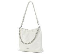 LA FESTIN Borsa a tracolla in pelle crosta per donna - Borsa a tracolla firmata con doppi cinturini, borse a tracolla alla moda per l'uso quotidiano - Avorio