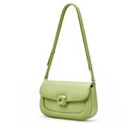 LA FESTIN Borsa a tracolla in pelle per donna - Borsa a tracolla con tracolla regolabile per uso quotidiano Borse firmate per donna con chiusura a fibbia (Matcha verde)