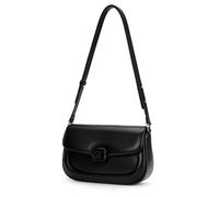 LA FESTIN Borsa a tracolla in pelle per donna - Borsa a tracolla con tracolla regolabile per uso quotidiano Borse firmate per donna con chiusura a fibbia (Nero)