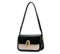 LA FESTIN Borsa a tracolla in pelle per donna - Borse a tracolla con tracolla regolabile per donna, Borse firmate Borse a tracolla per donna (Bianco e nero)