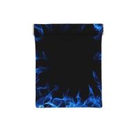 La Fiamma Blu Circondava Intorno, Spremere il portafoglio superiore da donna Borsa portaoggetti Piccola portamonete Portamonete