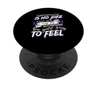 La fibromialgia non è uno scherzo e ogni giorno non lo sa PopSockets PopGrip Adesivo