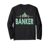 La Finanza È Il Mio Battito E I Soldi Il Cuore Maglia a Manica