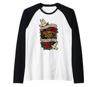 LA FINE Principale dell'uomo È GLORIFICARE Dio E GODERLO per Sempre Maglia con Maniche Raglan