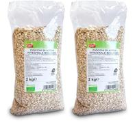 la FINESTRA sul CIELO Fiocchi di Avena Integrale Bio, 2000g (Confezione da 2)