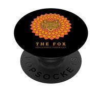 La flessibilità dell'intelligenza della volpe (Fox Mandala Graphic) PopSockets PopGrip Adesivo