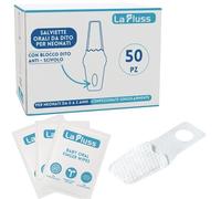 La Fluss - Salviette orali per le dita per bambini, adatte da 0 a 24 mesi, morbide e delicate per pulire bocca, gengive e lingua del bambino, confezionate singolarmente