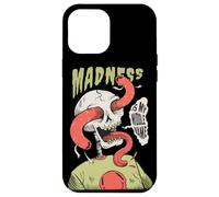 La follia è il mio secondo nome con teschio e vermi Custodia per iPhone 12 Pro Max