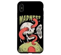 La follia è il mio secondo nome con teschio e vermi Custodia per iPhone XS Max
